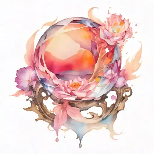 Simurg Emerging From Crystal Ball Breaking