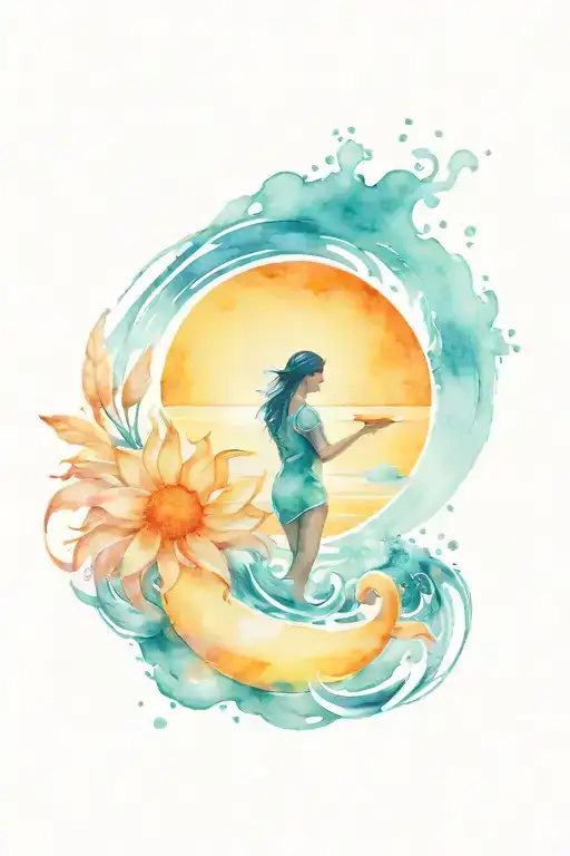 Holding Sea And Sun And