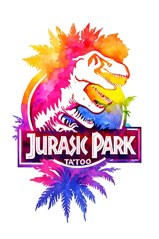 Hawaiian Jurassic Park Logo