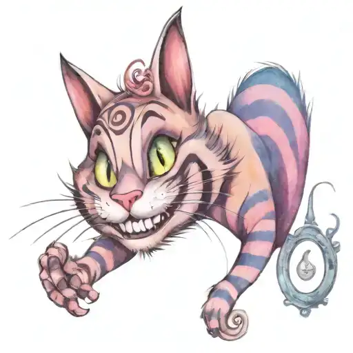 Disney Alice In Wonderland Cheshire Cat Smile