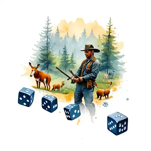 A Steel Manufacturing Leader Throwing Dice In A Forest Filled With Wildlife
