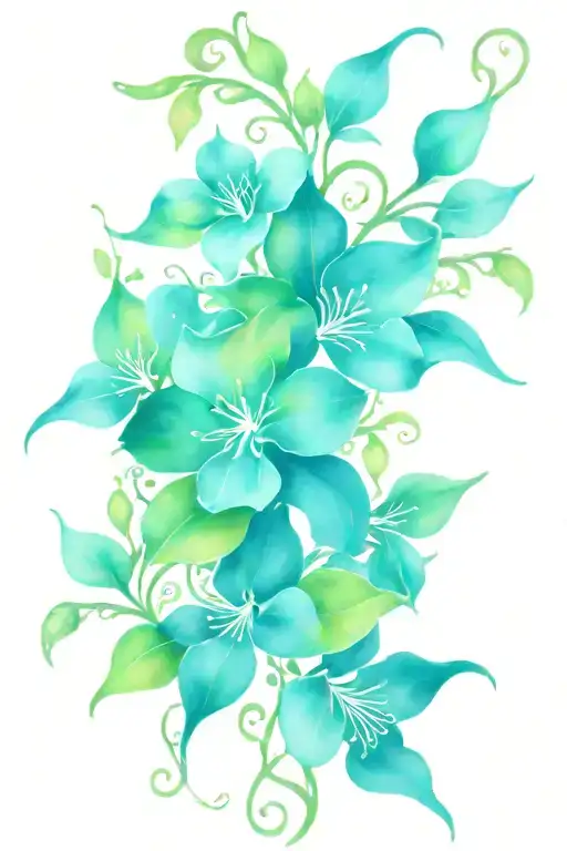 Honeysuckle Vine Blooming