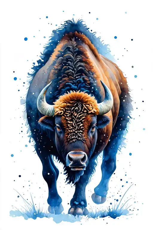 American Bison Running