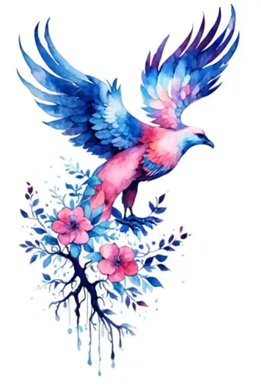 Phoenix Flowers Tree Of Life