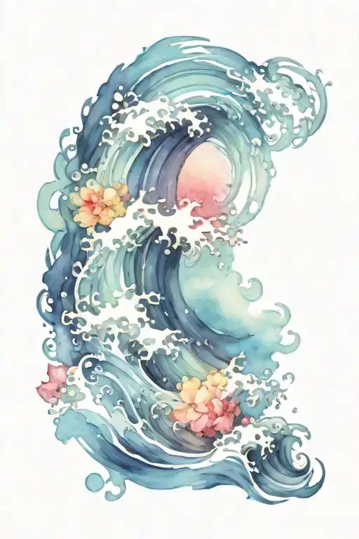 Ocean Wave And Water