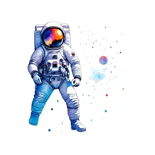 Space With Astronaut