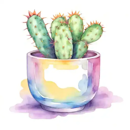 Cactus In A Pot