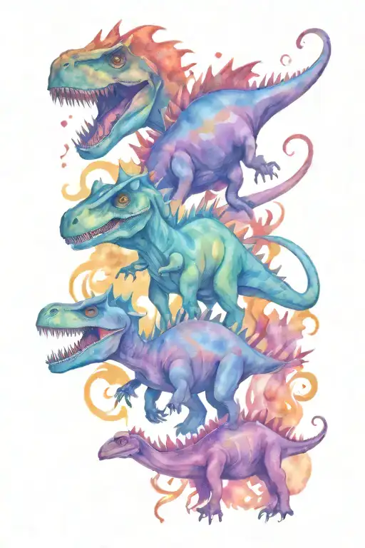 Dinosaurs Aliens Halloween