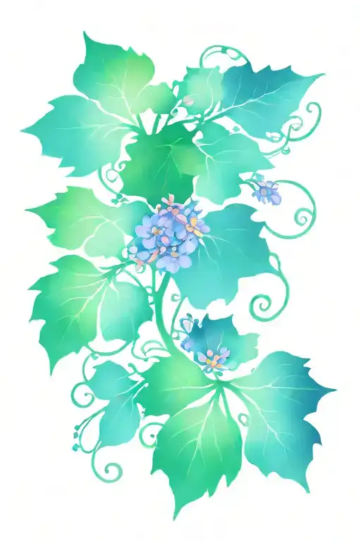 Vine With Flowers Intertwined