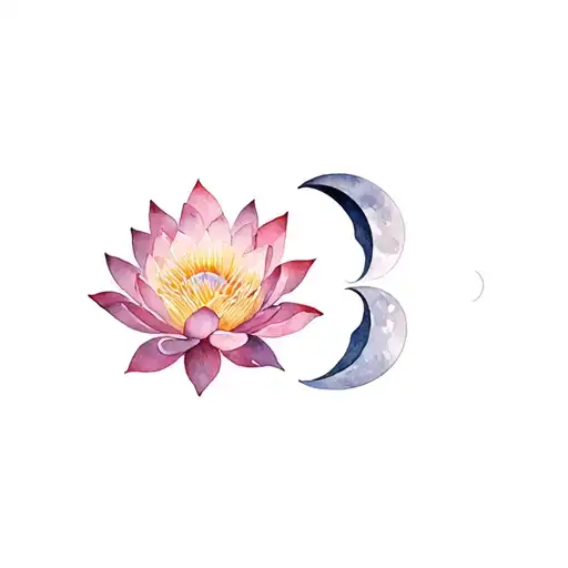 Lotus Flower Moon Phases