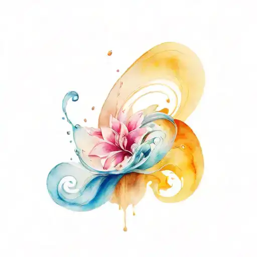 Draw Me Elements Of Water Black And White Version