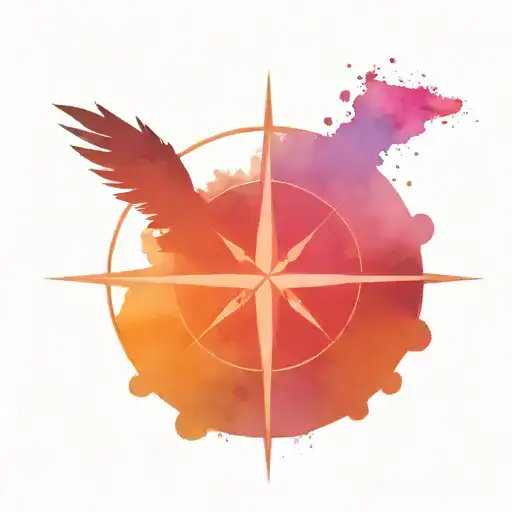 Zia Symbol Compass Design