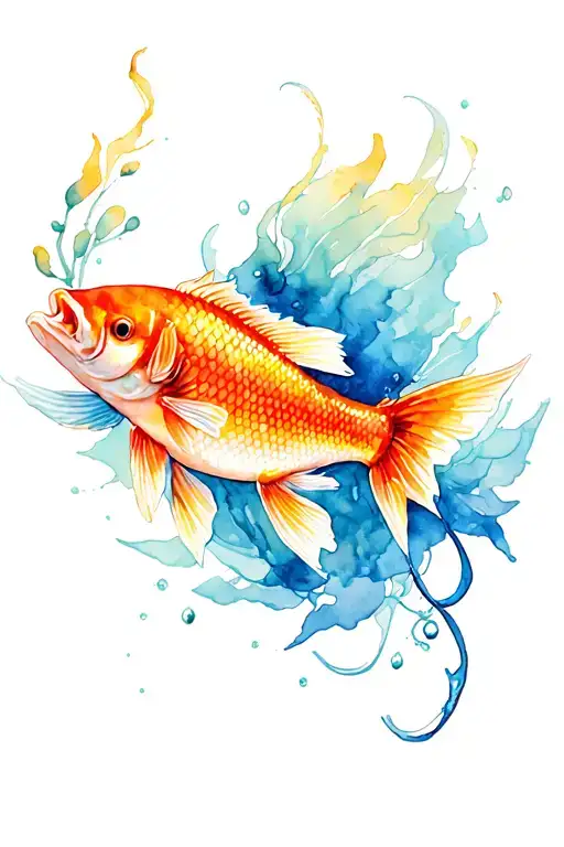 The Gold Of The Fish For Luck And Wealth