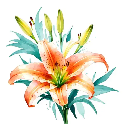 One Teal Day Lily Surrounded By Muted Gray Ones Incorporated
