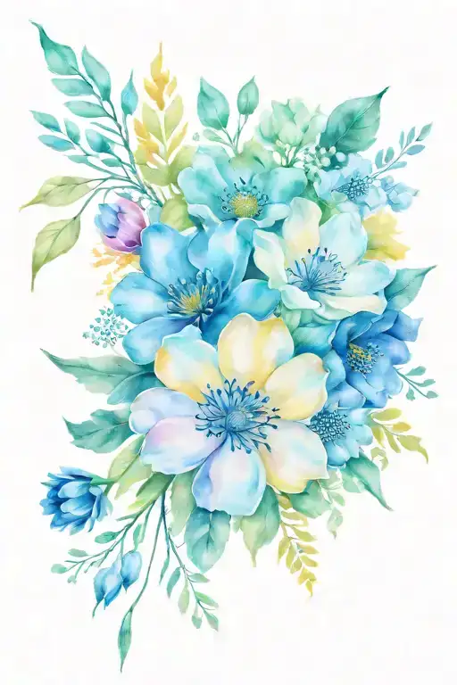 Birth Flowers Surrounding