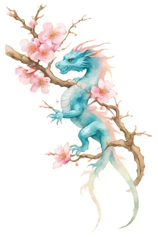 Cherry Blossom Tree X Dragon