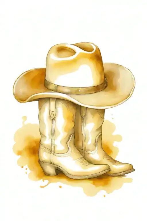 Cowboy Hat And Boots