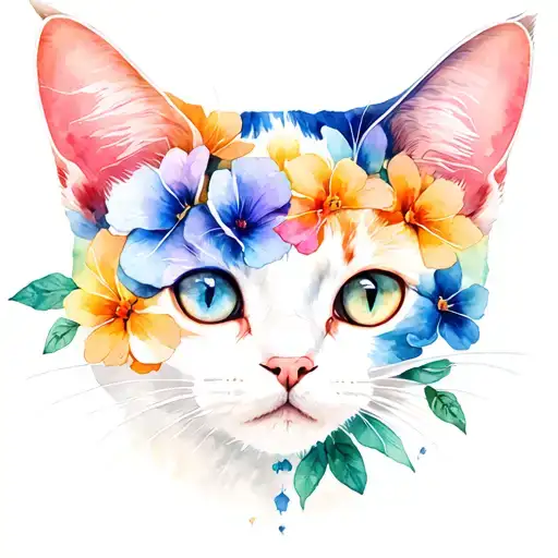 Flower Cat Eye Inside