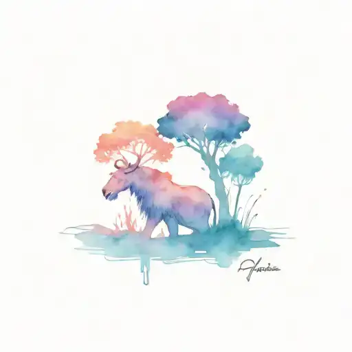 Africa Grief Colourful