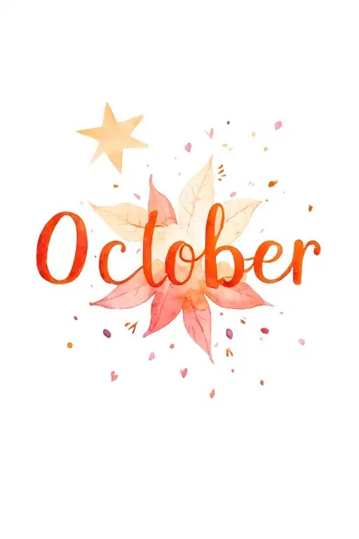 Figure Of October With Star And Mehrshad Named