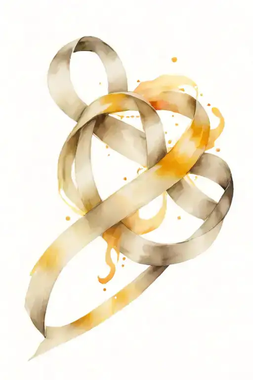 Grayscale Cancer Ribbon