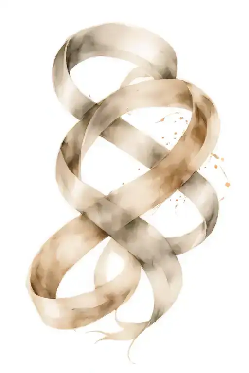 Grayscale Cancer Ribbon