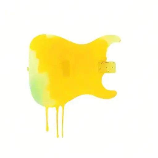 Water Color Fender Stratocaster Guitar