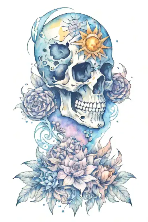 Sun Moon Skull Crystals