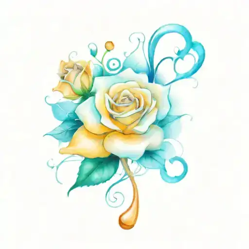 Chess Rose On A Squiggly Line Mini