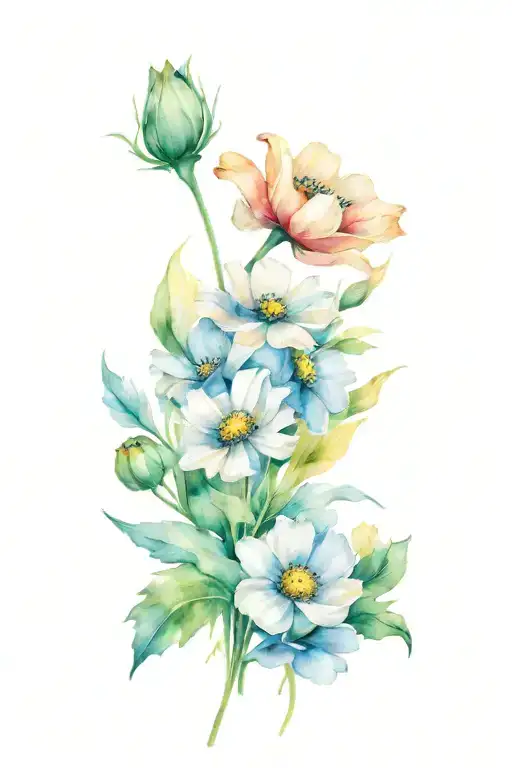 Daisy And Poppy Bouquet