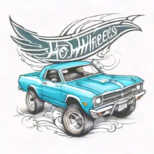 Hotwheels Car With A Traditional