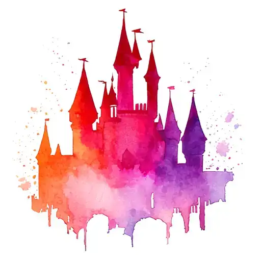 Disney Castle Silhouette