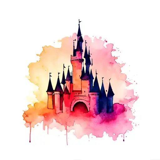 Disney Castle Silhouette