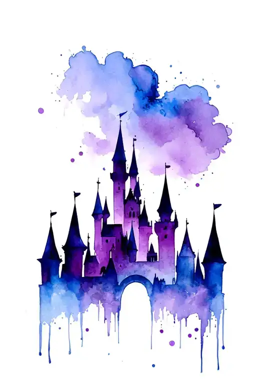 Disney Castle Silhouette