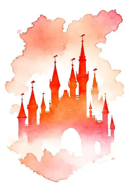 Disney Castle Silhouette