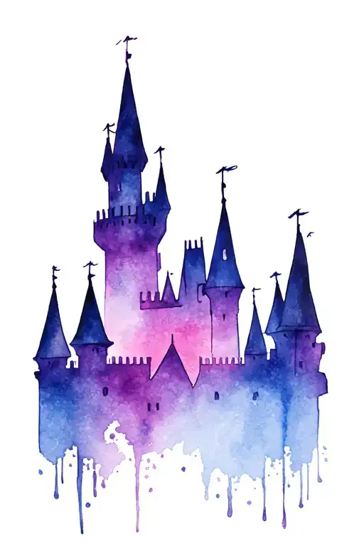 Disney Castle Silhouette