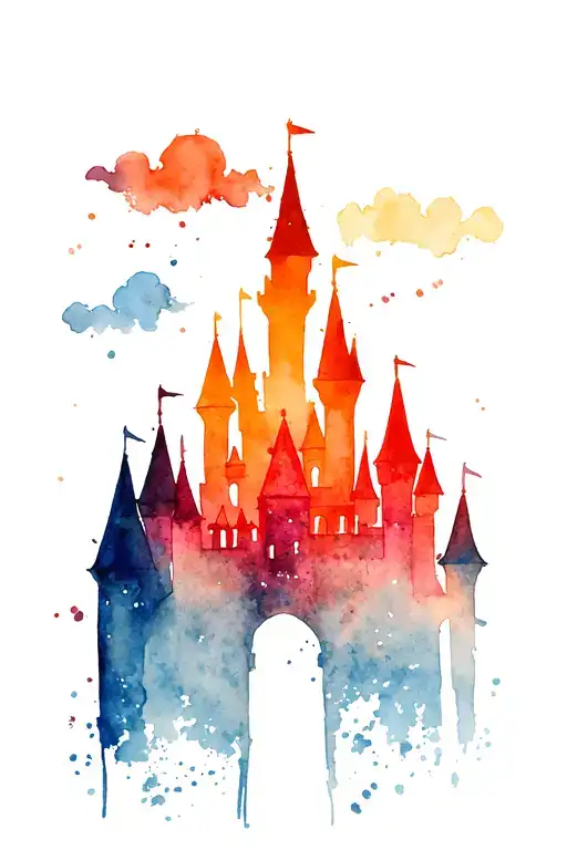 Disney Castle Silhouette