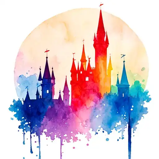 Disney Castle Silhouette