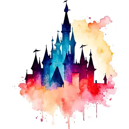 Disney Castle Silhouette