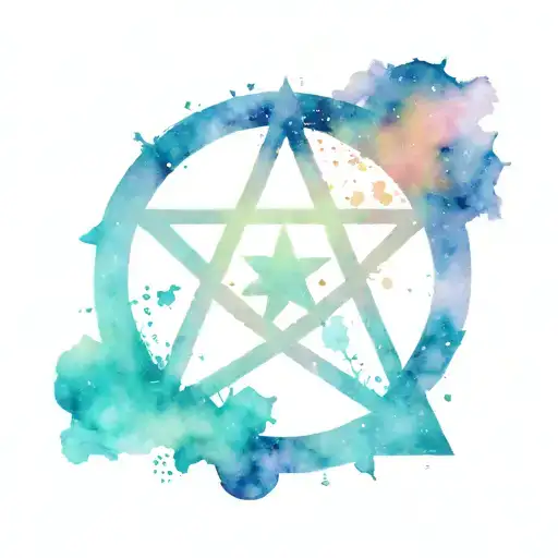 Anti Possession Symbol With Galaxy