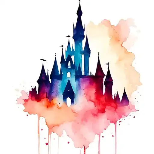 Disney Castle Silhouette