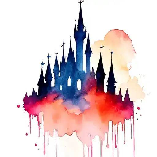 Disney Castle Silhouette