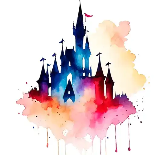 Disney Castle Silhouette