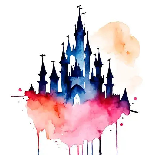 Disney Castle Silhouette