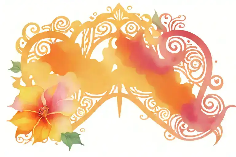 Jamilah And Libra Symbol Intertwined