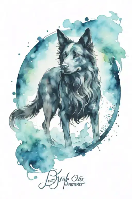 Black Dog Is The Patronus Of Sirius Black From Harry Potter