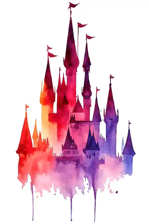 Disney Castle Silhouette