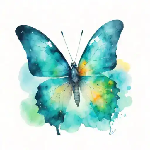 A Butterfly With Sun