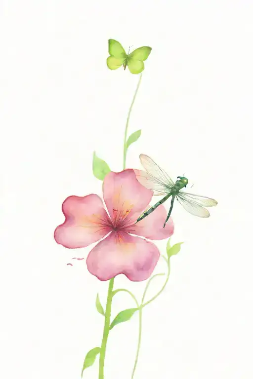 4 Leaf Clover With Dragonflies Pain Hatred Grief