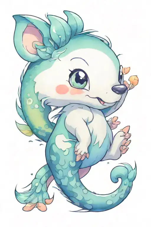 Cartoon Funny Arm Animal